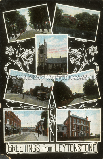 Greetings from Leytonstone, London. c.1908